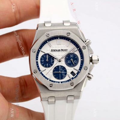 Audemars Piguet Replica Royal Oak Offshore Ladies Watch SS White Dial